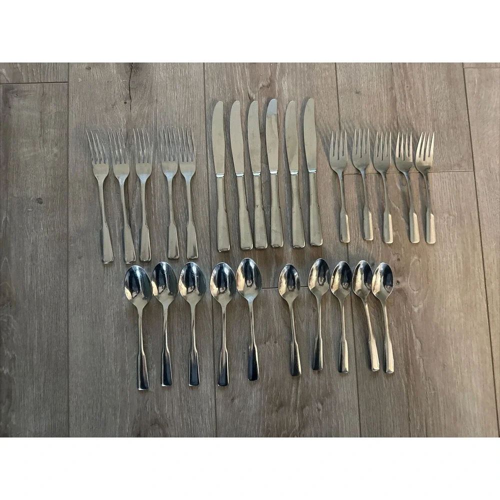 Wm A ROGERS Stainless ONEIDA Ltd‎ Flatware 25 Pieces Friendship Pattern
